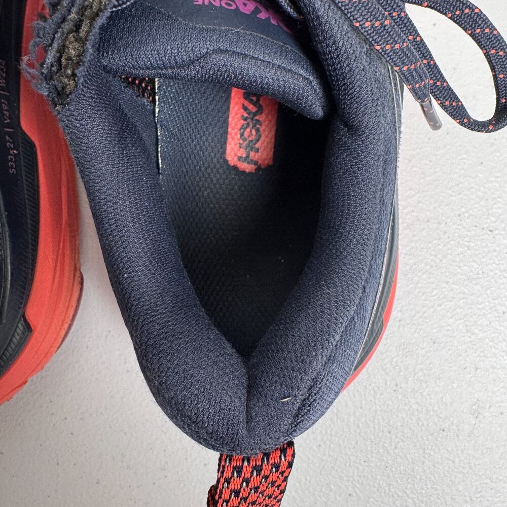 Hoka One Challenger ATR 6 Blue Hiking Trail Running Shoes Women's 8 Blue Coral - Picture 6 of 11